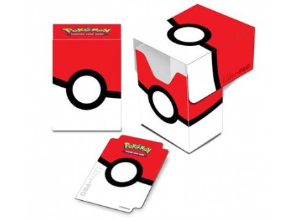 1572 krabicka na karty deck box pokemon pokeball