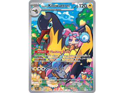 sv9 en 163 stdPokémon Iono's Kilowattrel (JTG 163)