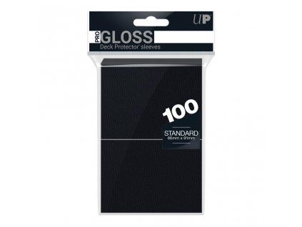 UltraPRO Standard Gloss Sleeves - Black (100 obalů)