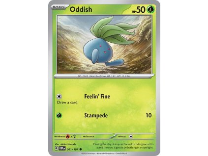 Pokémon Oddish (OBF 001)