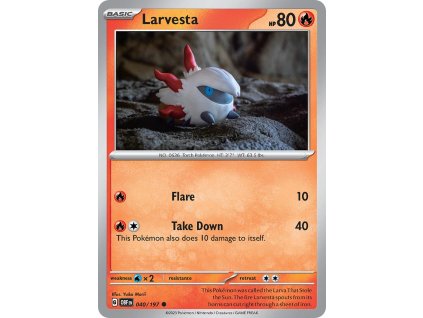 Pokémon Larvesta (OBF 040)