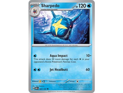Pokémon Sharpedo (OBF 047)