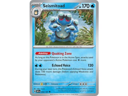 Pokémon Seismitoad (OBF 052)