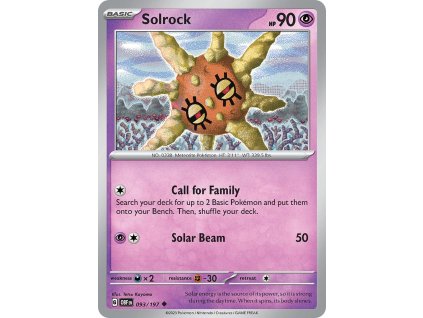 Pokémon Solrock (OBF 093)