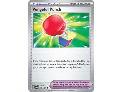 Pokémon Vengeful Punch (OBF 197)