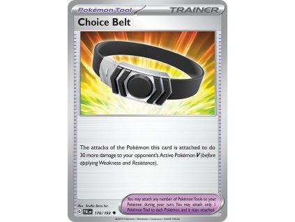 Pokémon Paldea Evolved Choice Belt 176
