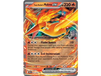 Pokémon Team Rocket's Moltres ex (DRI 031)