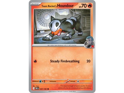 Pokémon Team Rocket's Houndour (DRI 037)