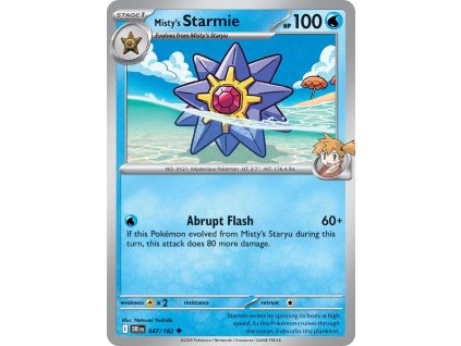 Pokémon Misty's Starmie (DRI 047)
