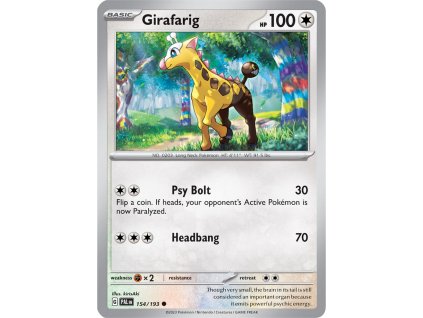 GirafarigPaldeaEvolved154