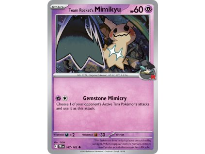Pokémon Team Rocket's Mimikyu (DRI 087)