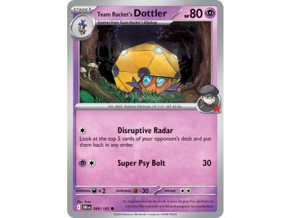 Pokémon Team Rocket's Dottler (DRI 088)