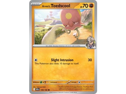 Pokémon Arven's Toedscool (DRI 109)