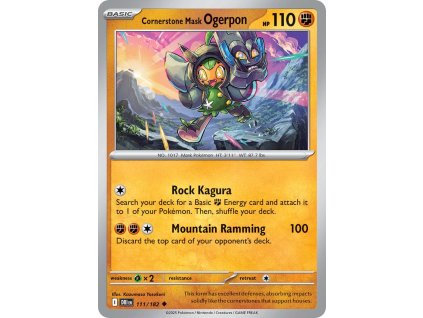 Pokémon Cornerstone Mask Ogerpon (DRI 111)