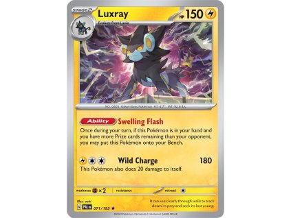 LuxrayPaldeaEvolved71