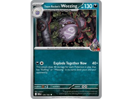 Pokémon Team Rocket's Weezing (DRI 126)