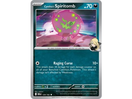 Pokémon Cynthia's Spiritomb (DRI 129)