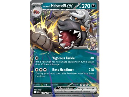 Pokémon Arven's Mabosstiff ex (DRI 139)