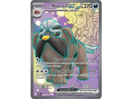 Pokémon Arven's Mabosstiff ex (DRI 218)