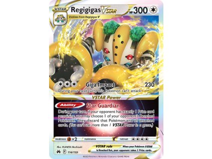 Pokémon Regigigas VSTAR (CRZ 114)