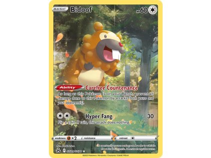 Pokémon Bidoof (CRZ GG29)