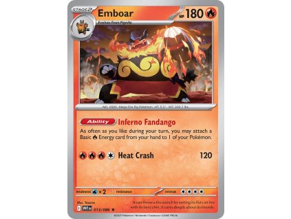 Pokémon Emboar (WHT 013)