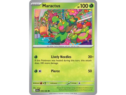 Pokémon Maractus (BLK 008)