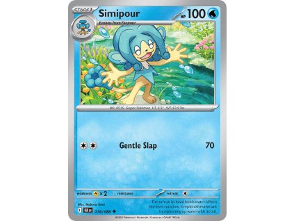Pokémon Simipour (BLK 018)