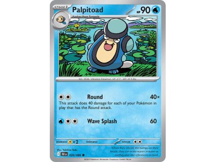Pokémon Palpitoad (BLK 020)