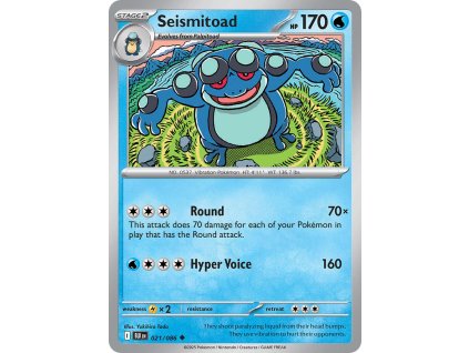 Pokémon Seismitoad (BLK 021)