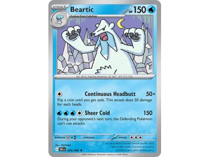 Pokémon Beartic (BLK 026)