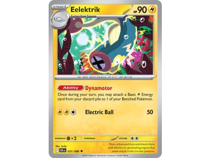 Pokémon Eelektrik (BLK 031)