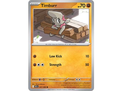 Pokémon Timburr (BLK 047)