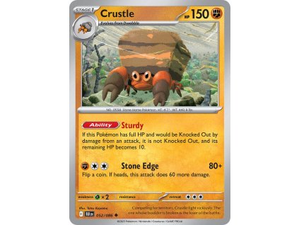 Pokémon Crustle (BLK 052)