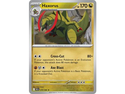 Pokémon Haxorus (BLK 070)