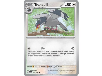 Pokémon Tranquill (BLK 072)