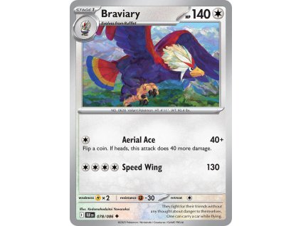 Pokémon Braviary (BLK 078)