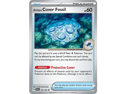 Pokémon Antique Cover Fossil (BLK 080)