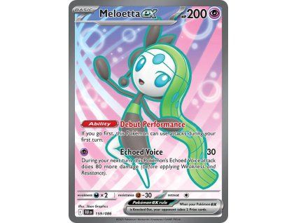 Pokémon Meloetta ex (BLK 159)
