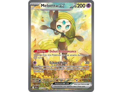 Pokémon Meloetta ex (BLK 167)
