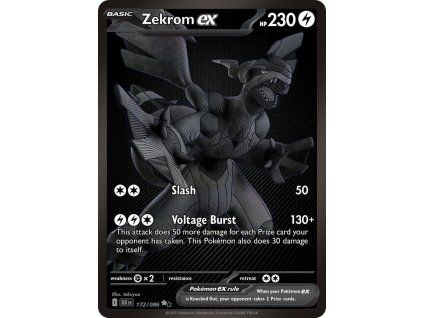 Pokémon Zekrom ex (BLK 172)