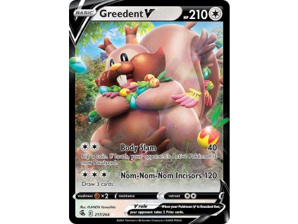 Pokémon Greedent V (FST 217)