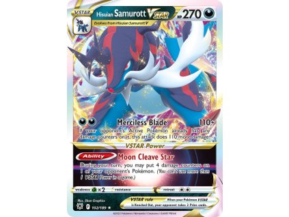Pokémon Hisuian Samurott VSTAR (ASR 102)