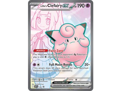 Pokémon Lillie's Clefairy ex (SVP 195)
