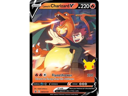 Pokémon Lance's Charizard V (SWSH 133)
