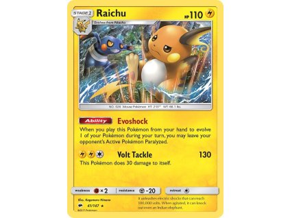 Pokémon Raichu (BUS 41)