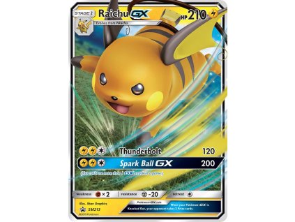 Pokémon Raichu GX (SM 213)