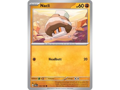 Pokémon Paldea Evolved Nacli 120