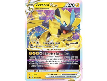 Pokémon Zeraora VSTAR (SWSH 265)