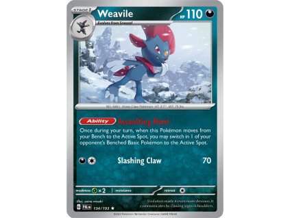 WeavilePaldeaEvolved134